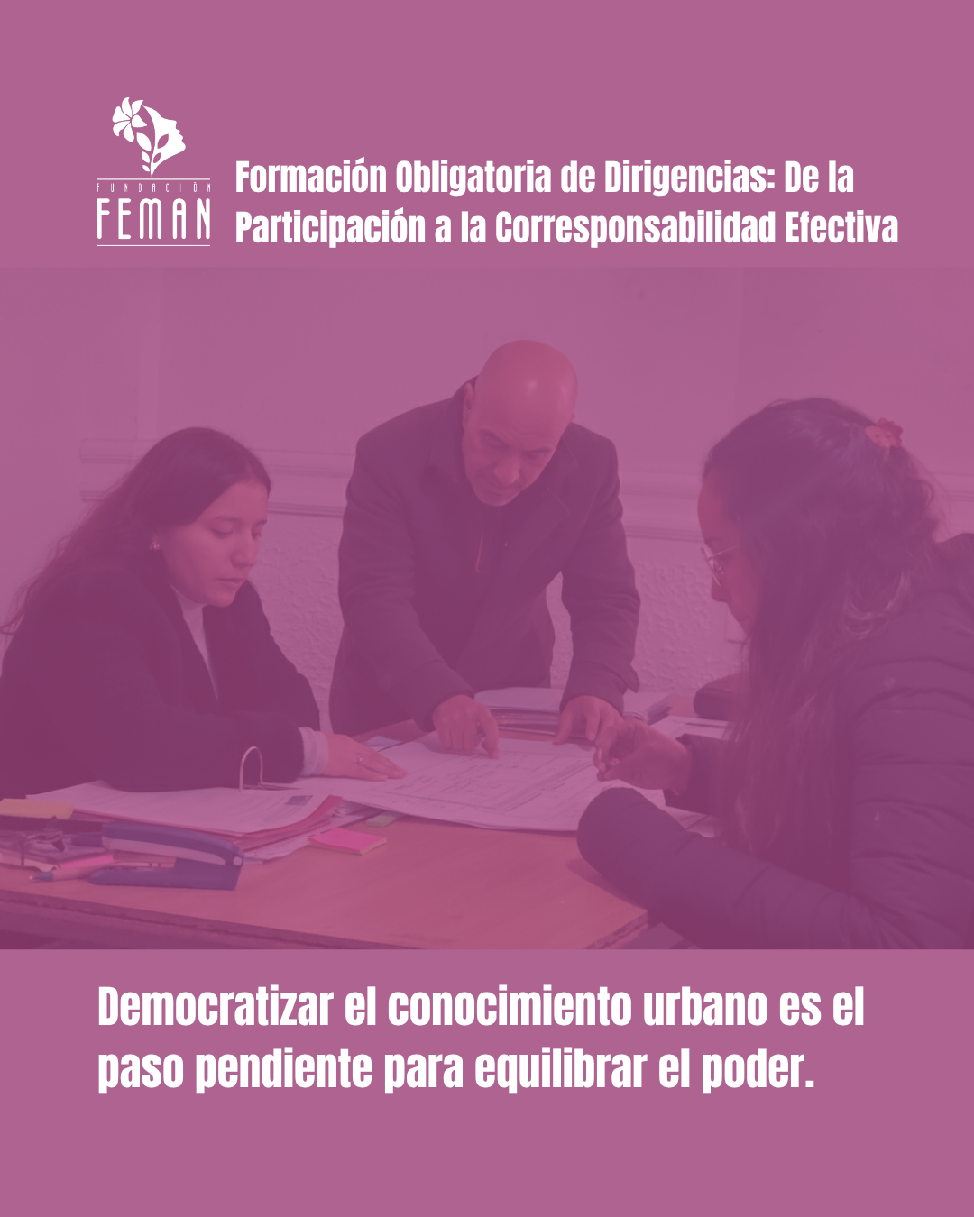 Formación Obligatoria de Dirigencias: De la Participación a la Corresponsabilidad Efectiva